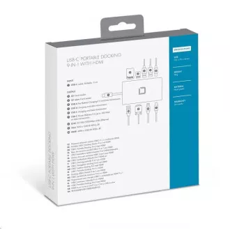DICOTA USB-C Portable Docking 9-in-1 mit HDMI