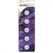 AgfaPhoto Knopf-Lithium-Batterie CR2032, Blister 5 Stück