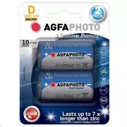 AgfaPhoto Power Alkaline Batterie LR20 / D, Blister 2Stk