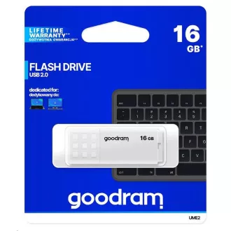 GOODRAM Flash Disk 16GB UME2, USB 2.0, weiß