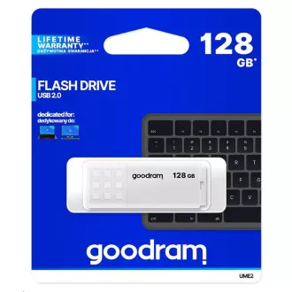 GOODRAM Flash Disk 128GB UME2, USB 2.0, weiß