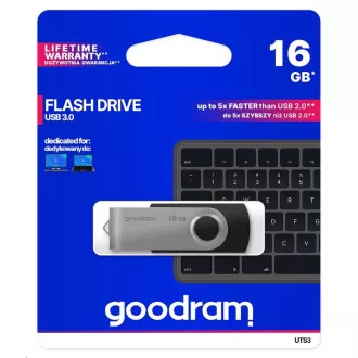 GOODRAM Flash Disk 16GB UTS3, USB 3.0, schwarz GOODRAM Flash Disk 16GB UTS3, USB 3.0, schwarz