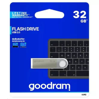 GOODRAM Flash Disk UUN2 32GB USB 2.0 silber GOODRAM Flash Disk UUN2 32GB USB 2.0 silber