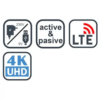 EVOLVEO Xany 5 LTE, 230/5V, aktive Raumantenne DAB /DVB-T2, LTE-Filter