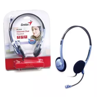 GENIUS Kopfhörer mit Mikrofon HS-02B, 3,5mm Klinke GENIUS Kopfhörer mit Mikrofon HS-02B, 3,5mm Klinke