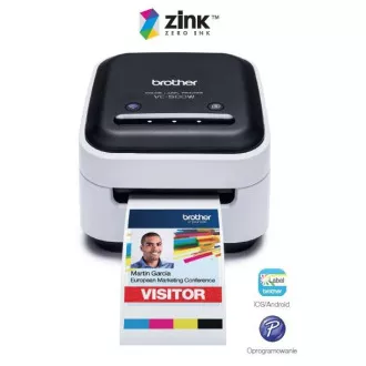 BROTHER Etikettendrucker PHOTO - VC500W - WIFI, USB, COLOR ohne Tinte - Integriertes Schneiden
