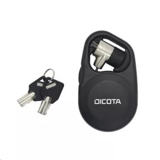 DICOTA Sicherheitskabel T-Lock Retractable, Keyed, 3x7mm Slot
