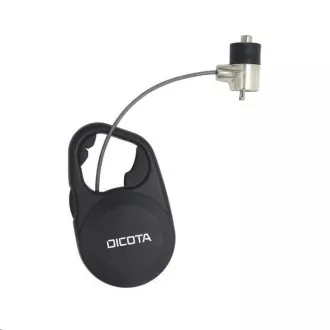 DICOTA Sicherheitskabel T-Lock Retractable, Keyed, 3x7mm Slot