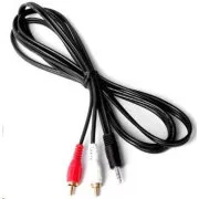 PREMIUMCORD Kabel Klinke 2,5mm Stereo - 2x Cinch M 2m