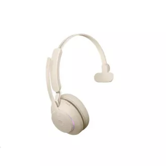 Jabra Evolve2 65 Headset, Link 380a MS, mono, beige Jabra Evolve2 65 Headset, Link 380a MS, mono, beige