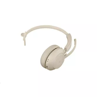 Jabra Evolve2 65 Headset, Link 380a MS, mono, beige Jabra Evolve2 65 Headset, Link 380a MS, mono, beige