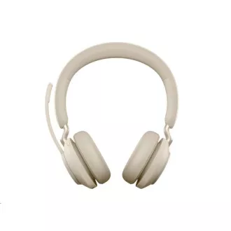 Jabra Evolve2 65 Headset, Link 380c MS, Stereo, beige