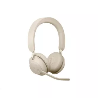 Jabra Evolve2 65 Headset, Link 380c MS, Stereo, beige
