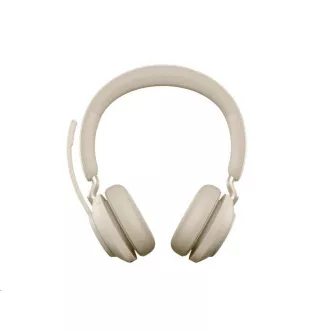 Jabra Headset mit Ständer Evolve2 65, Link 380a MS, Stereo, beige Jabra Headset mit Ständer Evolve2 65, Link 380a MS, Stereo, beige