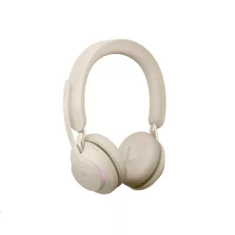 Jabra Headset mit Ständer Evolve2 65, Link 380a MS, Stereo, beige Jabra Headset mit Ständer Evolve2 65, Link 380a MS, Stereo, beige