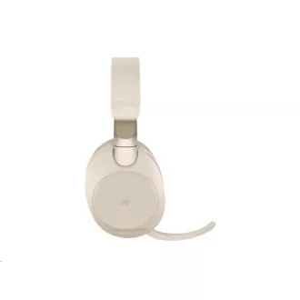 Jabra Headset mit Ständer Evolve2 85, Link 380c MS, Stereo, beige