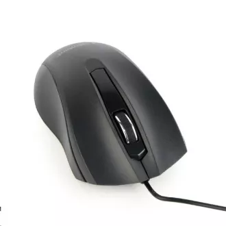 GEMBIRD Maus MUS-3B-01, kabelgebunden, optisch, 1000 dpi, USB, schwarz