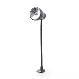 GEMBIRD USB Laptoplampe, flexibel, schwarz