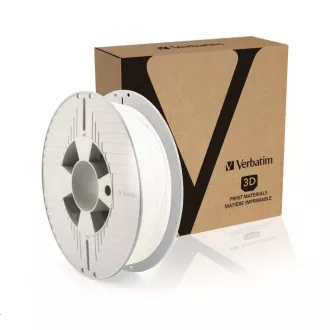 VERBATIM 3D Drucker Filament TEFABLOC TPE 1, 75mm, 190m, 500g weiß