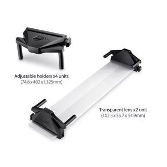 ASUS LCD ROG Bezel Free Kit - zum Anschluss von rahmenlosen Monitoren. 2 Stück, zum Anschluss von 3 Stück LCD