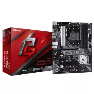 ASRock MB Sc AM4 B550 Phantom Gaming 4, AMD B550, 4xDDR4, HDMI
