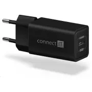 CONNECT IT Fast PD Charge Ladeadapter 1 × USB-C, 18W PD, schwarz