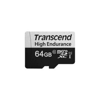 TRANSCEND MicroSDXC-Karte 64GB 350V, High Endurance