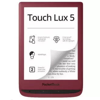 POCKETBOOK 628 Touch Lux 5 - Rubinrot POCKETBOOK 628 Touch Lux 5 - Rubinrot