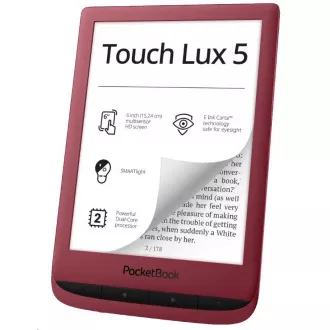 POCKETBOOK 628 Touch Lux 5 - Rubinrot POCKETBOOK 628 Touch Lux 5 - Rubinrot