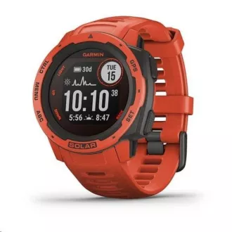 Garmin GPS-Sportuhr Instinct Solar Red Optic