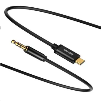 Baseus Yiven Series Audiokabel USB-C / 3,5mm Klinke 1, 2m, schwarz