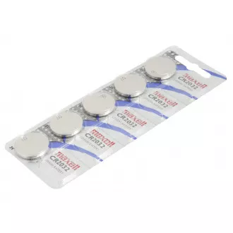 AVACOM Knopfzellenbatterie CR2032 Maxell Lithium 5 Stück Blister