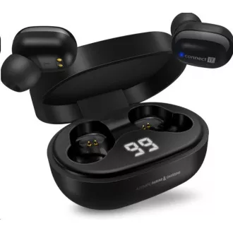 CONNECT IT True Wireless SensorTouch In-Ear-Kopfhörer mit Mikrofon, schwarz