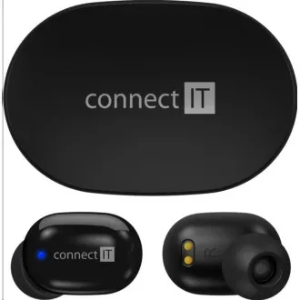 CONNECT IT True Wireless SensorTouch In-Ear-Kopfhörer mit Mikrofon, schwarz