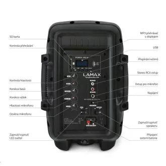 LAMAX PartyBoomBox300 - tragbarer Lautsprecher