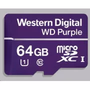 WD MicroSDXC-Karte 64GB Lila WDD064G1P0C Klasse 10, 16 TBW