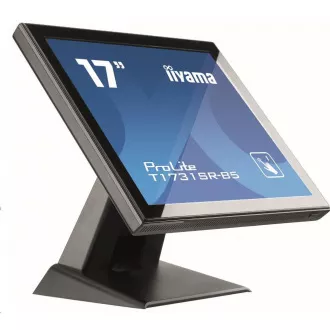Iiyama Touchmonitor ProLite T1731SR-W5, 43,2 cm (17''), AT schwarz Iiyama Touchmonitor ProLite T1731SR-W5, 43,2 cm (17''), AT schwarz