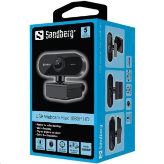Sandberg USB-Kamera Webcam Flex 1080p HD Sandberg USB-Kamera Webcam Flex 1080p HD