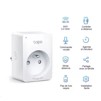 TP-Link Tapo P100(2er-Pack) intelligente WiFi-Mini-Steckdose (2300W, 10A, 2, 4 GHz, BT) TP-Link Tapo P100(2er-Pack) intelligente WiFi-Mini-Steckdose (2300W, 10A, 2, 4 GHz, BT)