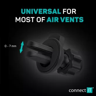 CONNECT IT InCarz SPIDER Universal Autohalterung, für Kühlergrill, schwarz-silber