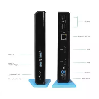 i-tec USB 3.0/USB-C Dual-HDMI-Dockingstation i-tec USB 3.0/USB-C Dual-HDMI-Dockingstation