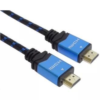 PremiumCord Ultra HDTV 4K@60Hz HDMI 2.0b Kabel Metall vergoldete Stecker 0, 5m