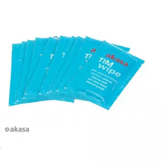 AKASA Reinigungstücher AK-TCW-02, 10 Stück, indiv. verpackt, angefeuchtet, Zitrus, für Reinigungsprozessoren, Diagramm. Karte AKASA Reinigungstücher AK-TCW-02, 10 Stück, indiv. verpackt, angefeuchtet, Zitrus, für Reinigungsprozessoren, Diagramm. Karte