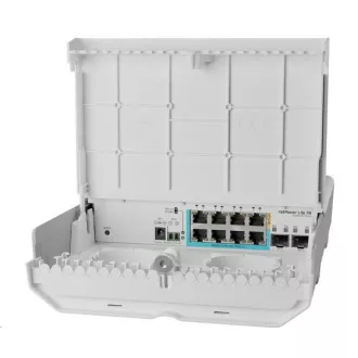 MikroTik CSS610-1Gi-7R-2S OUT Reverse PoE Switch, 8x Gigabit, 2x SFP , 1x PoE out, 7x PoE in, 56Gbps MikroTik CSS610-1Gi-7R-2S OUT Reverse PoE Switch, 8x Gigabit, 2x SFP , 1x PoE out, 7x PoE in, 56Gbps