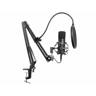 Sandberg Mikrofonset für Streaming, USB, schwarz
