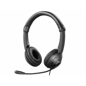 Sandberg SAVER Headset mit Mikrofon, 3,5 mm Klinke, Stereo, schwarz