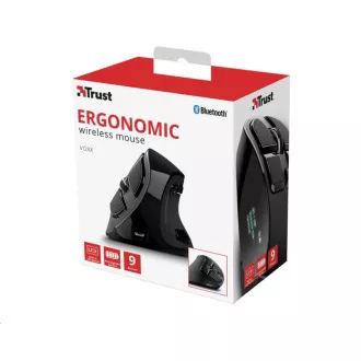 TRUST ergonomische Maus Voxx Wiederaufladbare ergonomische kabellose Maus TRUST ergonomische Maus Voxx Wiederaufladbare ergonomische kabellose Maus
