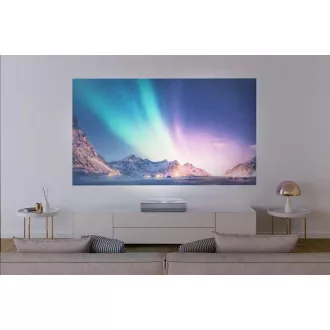 Optoma Laserprojektionsfernseher CinemaX P2 (DLP, LASER, FULL 3D, UHD, 3 000 ANSI, HDMI, RJ45, 2x10W Lautsprecher)
