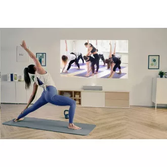 Optoma Laserprojektionsfernseher CinemaX P2 (DLP, LASER, FULL 3D, UHD, 3 000 ANSI, HDMI, RJ45, 2x10W Lautsprecher)