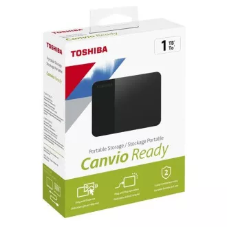 TOSHIBA Externe HDD CANVIO READY (NEU) 1TB, USB 3.2 Gen 1, schwarz TOSHIBA Externe HDD CANVIO READY (NEU) 1TB, USB 3.2 Gen 1, schwarz